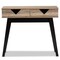 Baxton Studio Wales ModernLight Brown Finished Wood 2-Drawer Console Table 196-11914-ZORO - alternate 3
